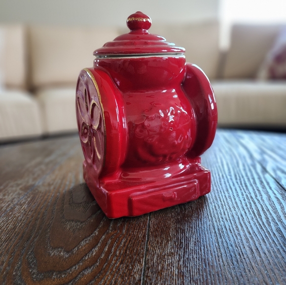 EUC Vintage House of Webster Ceramic Coffee Grinder Cookie Jar - Picture 4 of 7